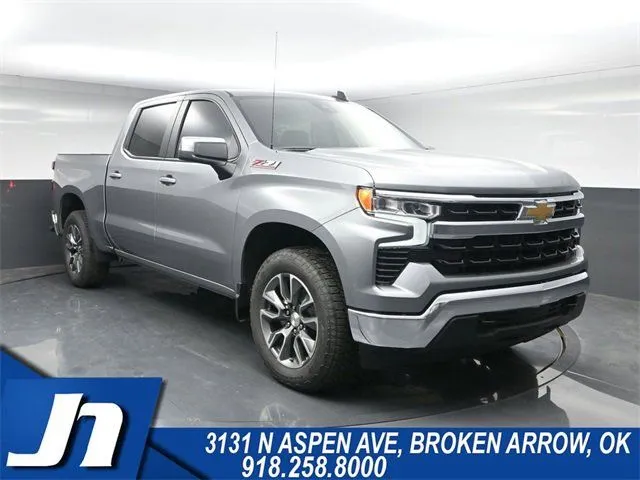 Gray 2025 Chevrolet Silverado 1500 LT for sale in Broken Arrow, OK