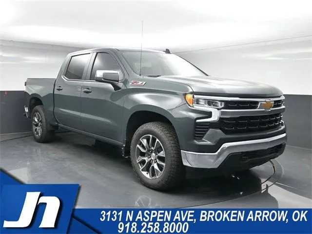 Gray 2025 Chevrolet Silverado 1500 LT for sale in Broken Arrow, OK
