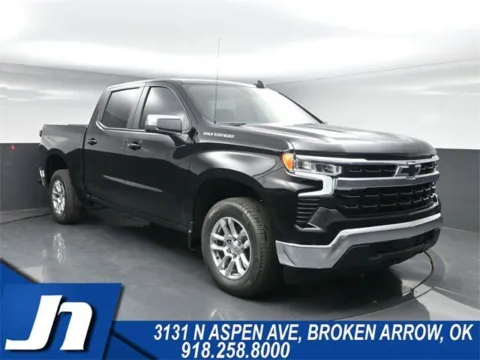 Black 2025 Chevrolet Silverado 1500 LT for sale in Broken Arrow, OK