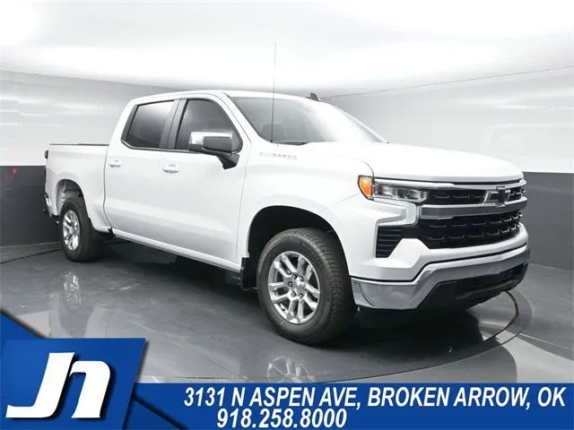White 2025 Chevrolet Silverado 1500 LT for sale in Broken Arrow, OK