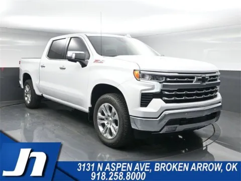 White 2025 Chevrolet Silverado 1500 LTZ for sale in Broken Arrow, OK
