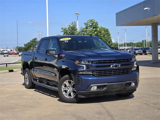 Blue 2021 Chevrolet Silverado 1500 RST for sale in Broken Arrow, OK