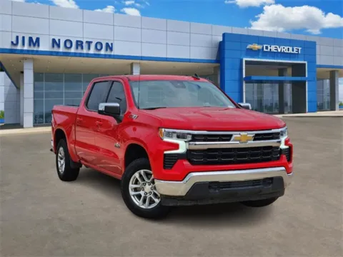 Red 2022 Chevrolet Silverado 1500 LT for sale in Broken Arrow, OK
