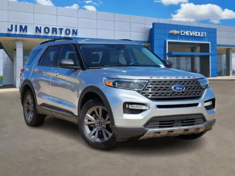 Silver 2021 Ford Explorer XLT for sale in Broken Arrow, OK