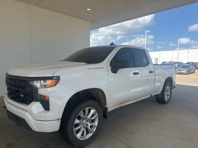 White 2022 Chevrolet Silverado 1500 Custom for sale in Broken Arrow, OK