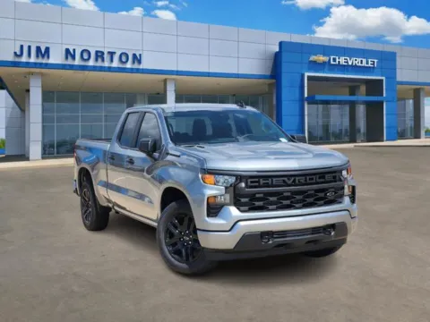 Gray 2025 Chevrolet Silverado 1500 Custom for sale in Broken Arrow, OK