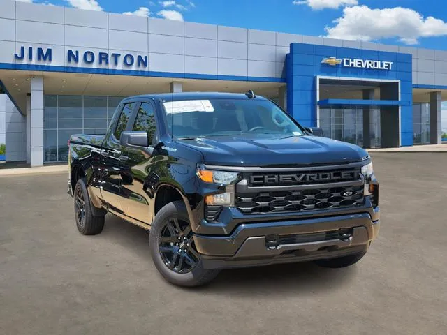 Black 2025 Chevrolet Silverado 1500 Custom for sale in Broken Arrow, OK