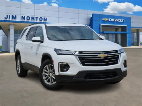 White 2022 Chevrolet Traverse LT for sale in Broken Arrow, OK