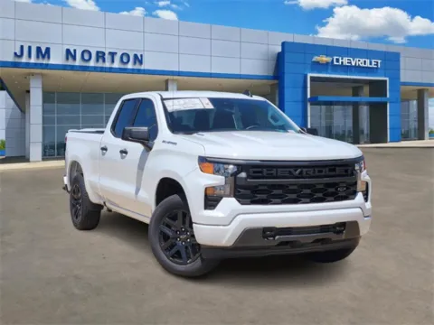 White 2025 Chevrolet Silverado 1500 Custom for sale in Broken Arrow, OK