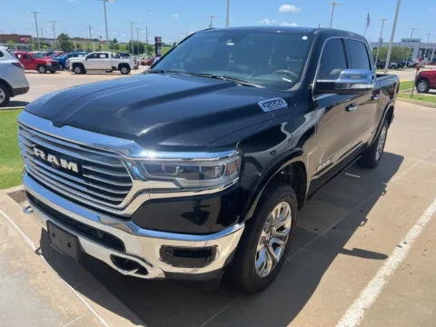 Black 2019 Ram 1500 Laramie Longhorn for sale in Broken Arrow, OK