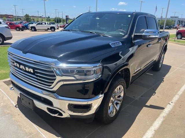 Black 2019 Ram 1500 Laramie Longhorn for sale in Broken Arrow, OK