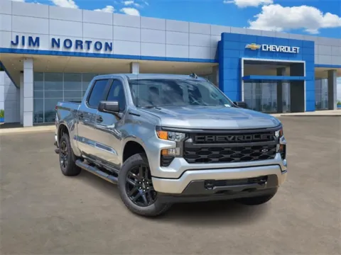 Gray 2026 Chevrolet Silverado 1500 Custom for sale in Broken Arrow, OK