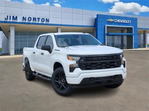 White 2026 Chevrolet Silverado 1500 Custom for sale in Broken Arrow, OK