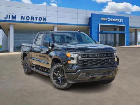 Black 2026 Chevrolet Silverado 1500 Custom for sale in Broken Arrow, OK