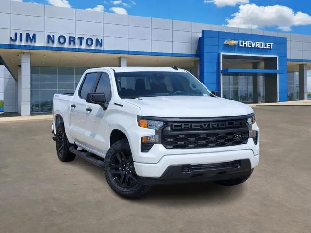 White 2026 Chevrolet Silverado 1500 Custom for sale in Broken Arrow, OK