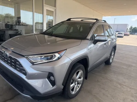 Silver 2021 Toyota RAV4 Hybrid Limited for sale in Broken Arrow, OK
