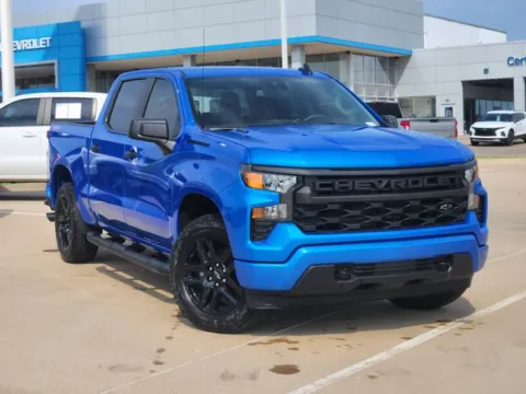 Blue 2026 Chevrolet Silverado 1500 Custom for sale in Broken Arrow, OK