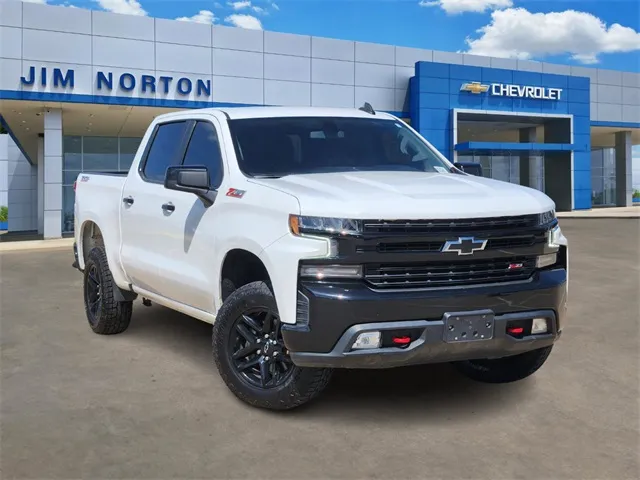 White 2021 Chevrolet Silverado 1500 LT Trail Boss for sale in Broken Arrow, OK