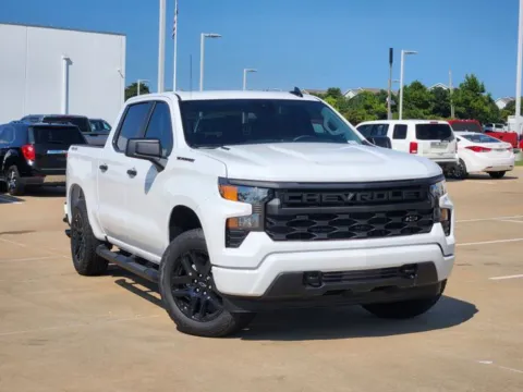 White 2025 Chevrolet Silverado 1500 Custom for sale in Broken Arrow, OK