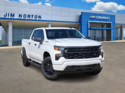 White 2025 Chevrolet Silverado 1500 Custom for sale in Broken Arrow, OK