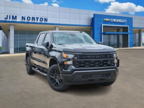 Black 2025 Chevrolet Silverado 1500 Custom for sale in Broken Arrow, OK