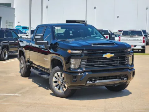Black 2025 Chevrolet Silverado 2500HD Custom for sale in Broken Arrow, OK
