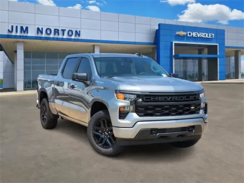 Gray 2025 Chevrolet Silverado 1500 Custom for sale in Broken Arrow, OK
