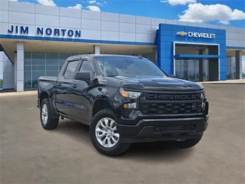 Black 2024 Chevrolet Silverado 1500 Custom for sale in Broken Arrow, OK