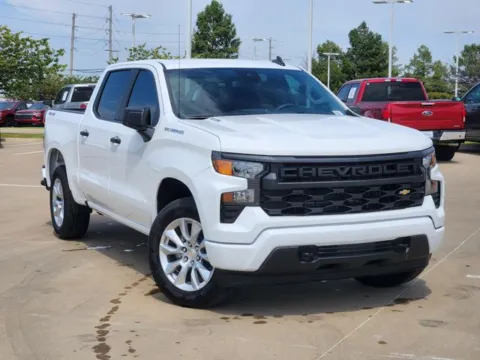 White 2026 Chevrolet Silverado 1500 Custom for sale in Broken Arrow, OK