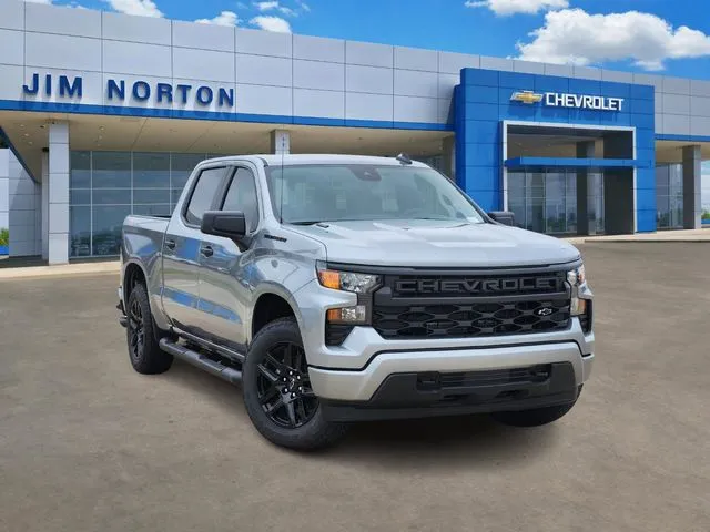 Gray 2026 Chevrolet Silverado 1500 Custom for sale in Broken Arrow, OK