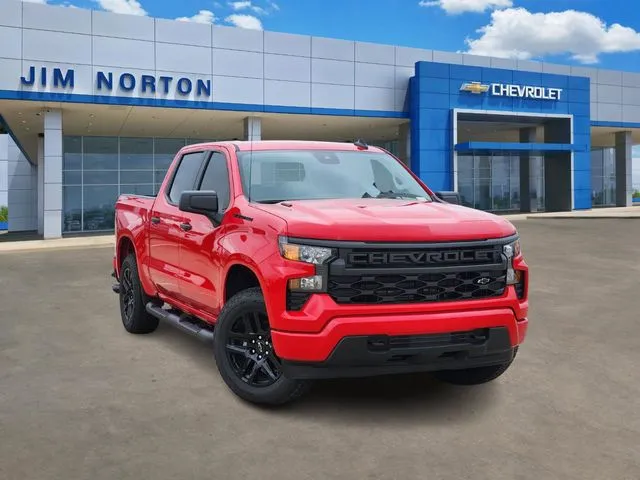 Red 2026 Chevrolet Silverado 1500 Custom for sale in Broken Arrow, OK