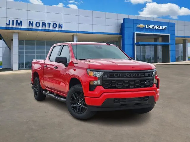 Red 2026 Chevrolet Silverado 1500 Custom for sale in Broken Arrow, OK