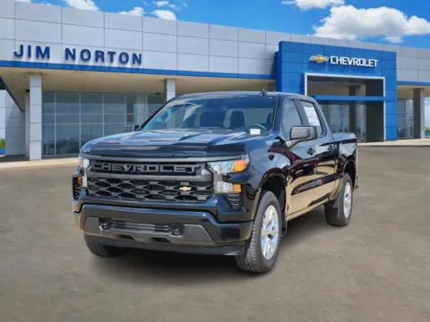 Black 2026 Chevrolet Silverado 1500 Custom for sale in Broken Arrow, OK