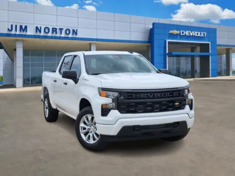 White 2026 Chevrolet Silverado 1500 Custom for sale in Broken Arrow, OK