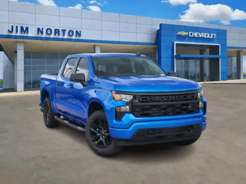 Blue 2026 Chevrolet Silverado 1500 Custom for sale in Broken Arrow, OK