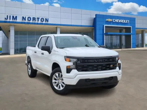 White 2026 Chevrolet Silverado 1500 Custom for sale in Broken Arrow, OK