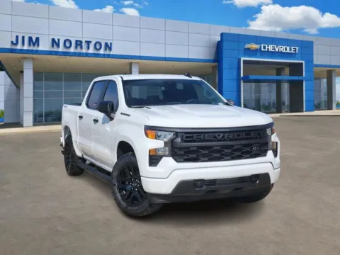 White 2026 Chevrolet Silverado 1500 Custom for sale in Broken Arrow, OK