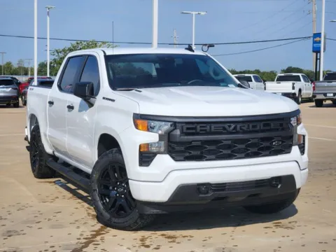 White 2026 Chevrolet Silverado 1500 Custom for sale in Broken Arrow, OK