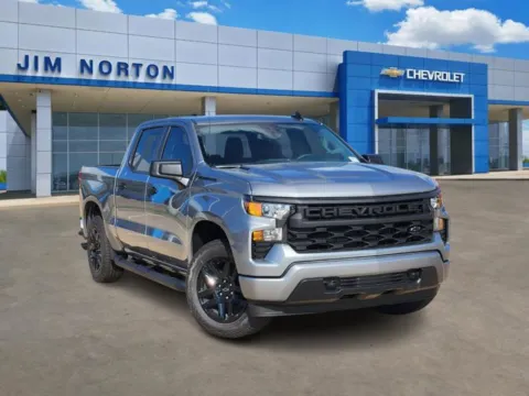 Gray 2025 Chevrolet Silverado 1500 Custom for sale in Broken Arrow, OK