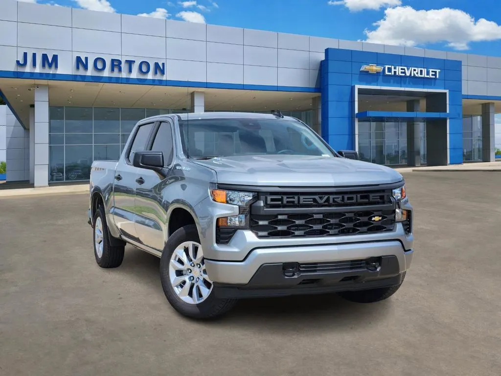 Gray 2026 Chevrolet Silverado 1500 Custom for sale in Broken Arrow, OK