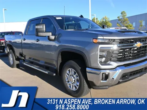 Gray 2025 Chevrolet Silverado 3500HD LT for sale in Broken Arrow, OK