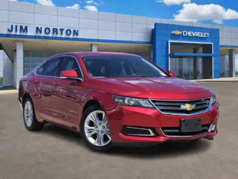 Red 2015 Chevrolet Impala LT for sale in Broken Arrow, OK