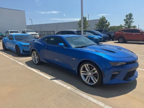 Blue 2017 Chevrolet Camaro SS for sale in Broken Arrow, OK