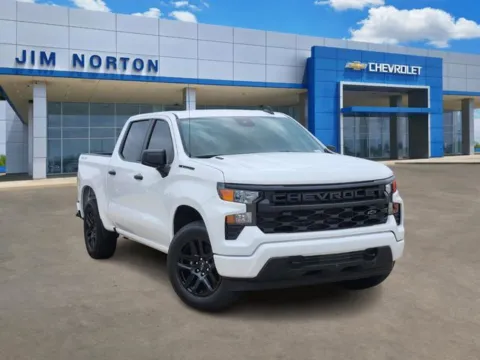 White 2025 Chevrolet Silverado 1500 Custom for sale in Broken Arrow, OK