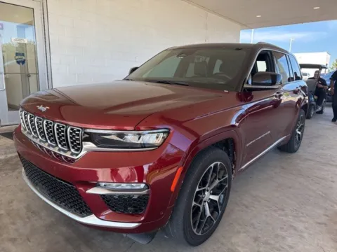Red 2023 Jeep Grand Cherokee Summit Reserve 4xe for sale in Broken Arrow, OK
