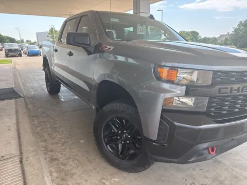 Gray 2021 Chevrolet Silverado 1500 Custom Trail Boss for sale in Broken Arrow, OK