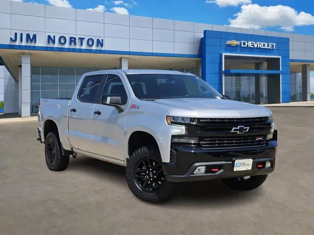 Silver 2021 Chevrolet Silverado 1500 LT Trail Boss for sale in Broken Arrow, OK