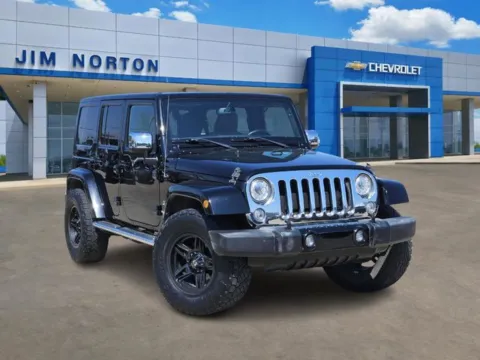 Black 2017 Jeep Wrangler Unlimited Sahara for sale in Broken Arrow, OK