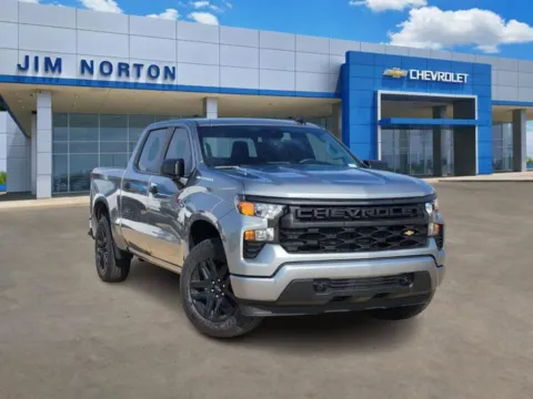 Gray 2025 Chevrolet Silverado 1500 Custom for sale in Broken Arrow, OK