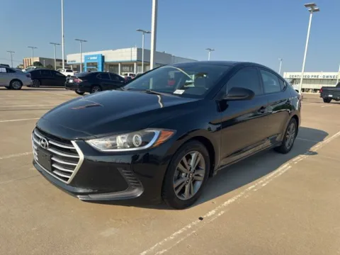 Black 2018 Hyundai Elantra SEL for sale in Broken Arrow, OK